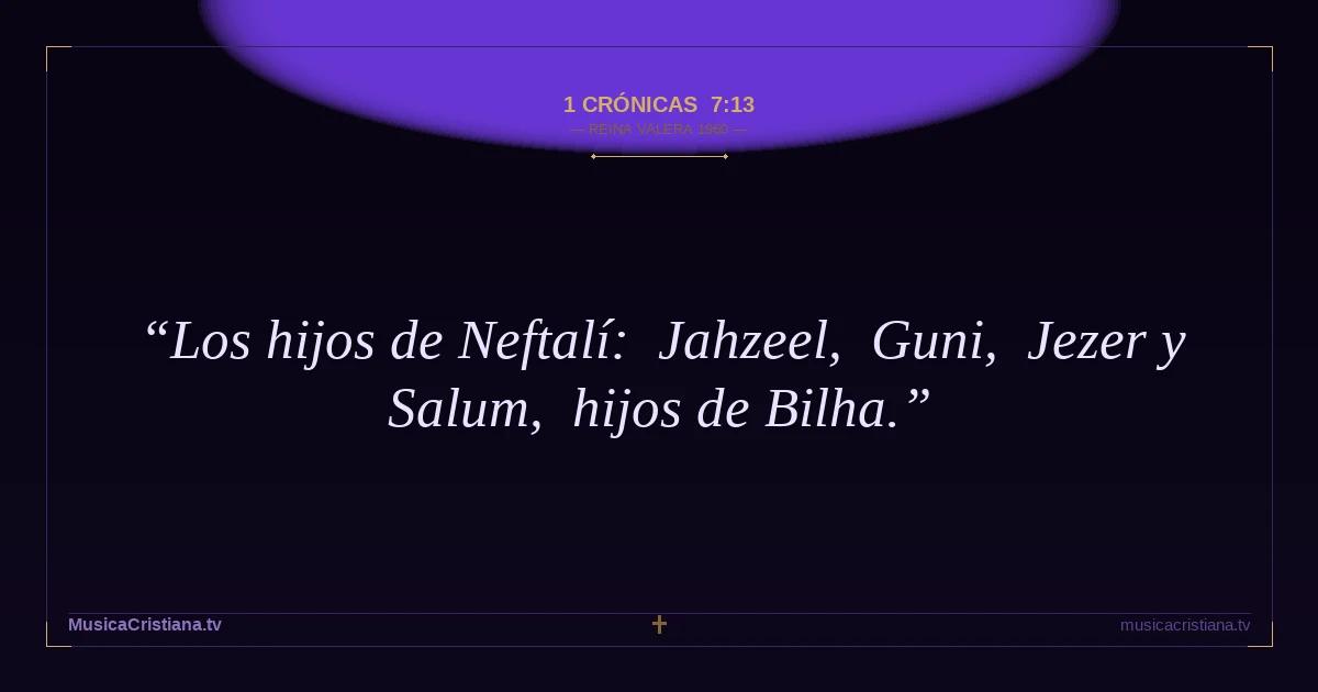1 Crónicas 7:13 — Biblia Reina Valera 1960 — MusicaCristiana.tv