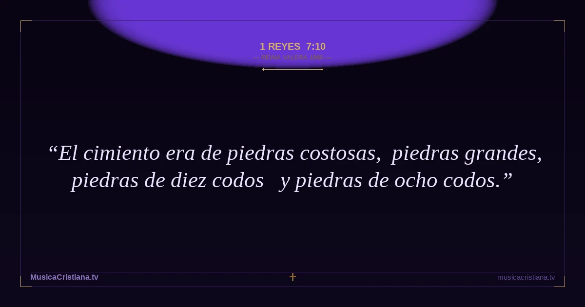 1 Reyes 7:10 — Biblia Reina Valera 1960 — MusicaCristiana.tv