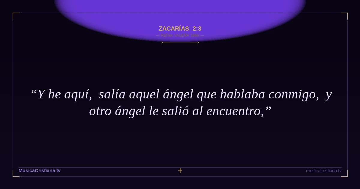 Zacarías 2:3 — Biblia Reina Valera 1960 — MusicaCristiana.tv
